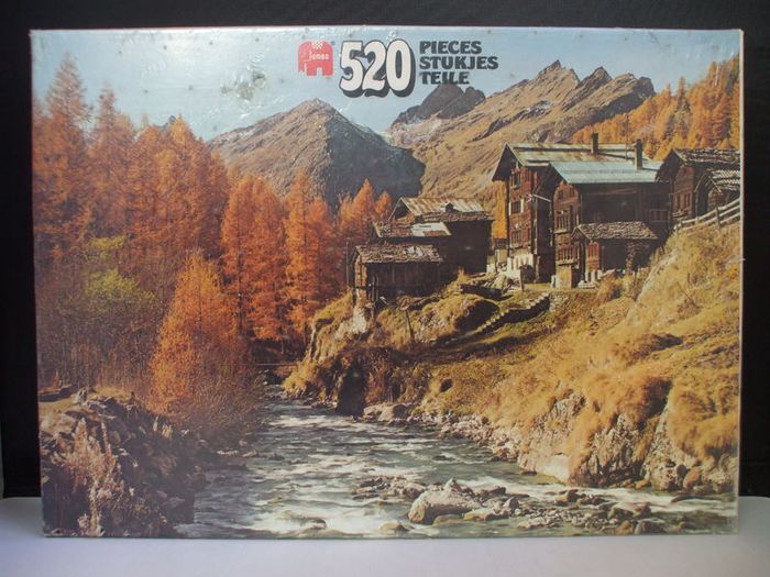 SALE!  JUMBO - Vintage Puzzle - Wallis Switzerland - 520 Pieces