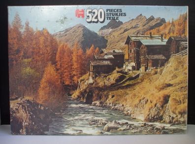 SALE!  JUMBO - Vintage Puzzle - Wallis Switzerland - 520 Pieces