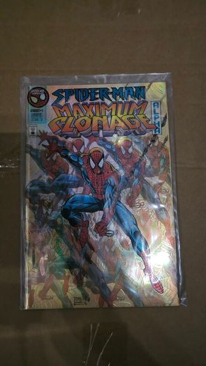 Spider Man Maximum Clonage Alpha and Omega Comic lot
