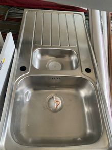 Franke Stainless Steel Kitchen Sink Double Basins Silver
