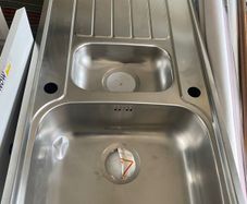 Franke Stainless Steel Kitchen Sink Double Basins Silver