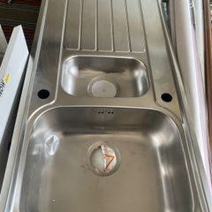 Franke Stainless Steel Kitchen Sink Double Basins Silver