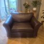 two-seater love seat Italian Premium Leather Image 2