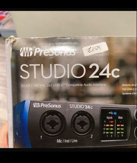 Home audio recording (Presonus Audio)