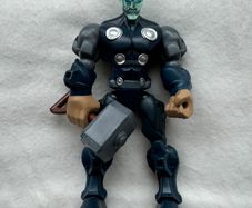 Marvel Super Hero Mashers Body Thor Head Electro Used Please look at the pictures