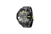 Diesel Mega Chief Mens Chronograph Watch Dz4479 Black - Warranty - Free Delivery