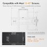 NEW SALE | TV Wall Bracket for 15-42" Screens, Ultra-Slim TV Bracket with Spirit Level, Flat to Wall Mount, 40kg Capacity, Max VESA: 300x200m Image 3