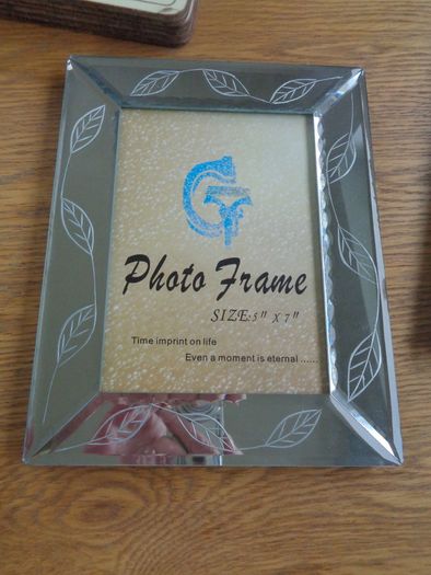 Glass Photo Frames x 2 for Sale