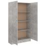 Book Cabinet Concrete Grey 82.5x30.5x150 cm Chipboard Image 5