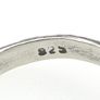 Vintage 925 Sterling Silver & Smoky Quartz Leaf Ring Image 5