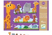 Djeco Animal Puzzle small &amp; big EUC