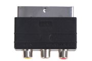 New SCART - RCA Adapter Converter Video Audio Composite #120