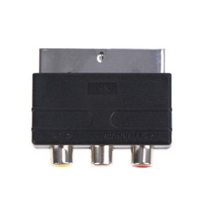 New SCART - RCA Adapter Converter Video Audio Composite #120