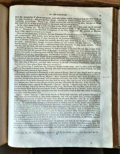 James A. M Namara. Controversial Rhemish Bible. Ireland, Cork City, 1818. The New Testament, Translated From The Latin Uulgate, First Published At The English College, At Rheims, A. D. 1582
