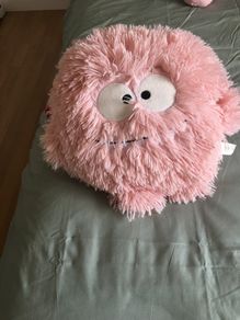 Pink Fluffy Cushion