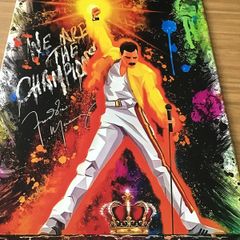 Freddie Mercury/Queen Metal Plaque