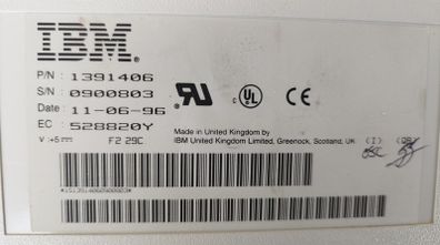Vintage IBM UK PS/2 'clicky' Keyboard P/N 1391406
