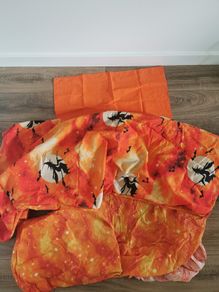 Halloween Single Duvet Cover Set with Matching Sheet