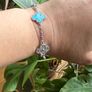 Natural Stone Clover Bracelet Image 6
