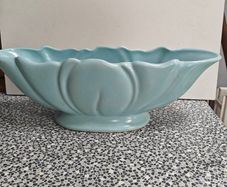 Vintage Art Deco style ceramic planter  by H.O. Birmingham mantle vase number 4986