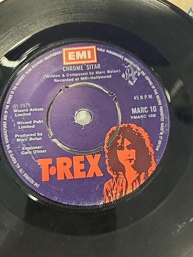 T Rex New York City 1975 Original Vinyl Single