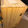 Handmade Wood Cabinet with hand track Image 5
