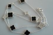 NECKLACE - Silver and Black