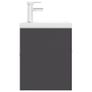 Sink Cabinet with Built-in Basin Grey Chipboard Image 6