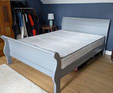 King bedframe and mattress
