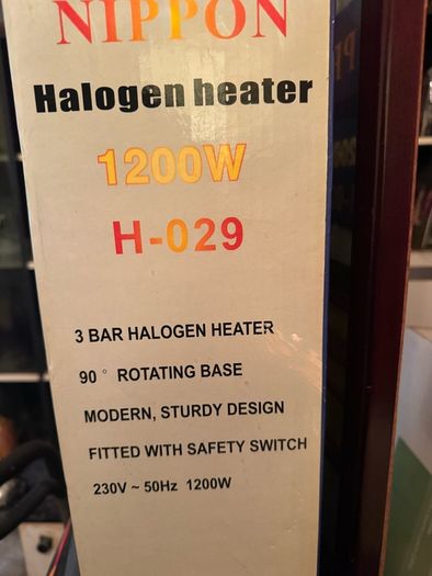 heater brand new and u used in the box.