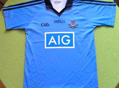 Signed Dublin GAA O'Neills Jersey Size Age 13years
