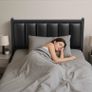 Single Bed Frame with Upholstered Headboard Image 5