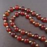 Antique Style Brass & Lapislazuli,Coral,Turqouise Pendant with Carnelian Beads Necklace Image 3