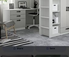 Ikea loft bed with desk