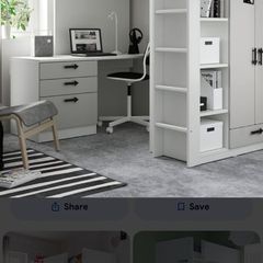 Ikea loft bed with desk