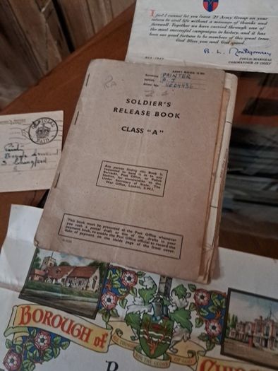 Vintage Soliders Paperwork