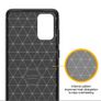 Samsung Galaxy S20 Plus Case Cover Carbon Fiber Design Shockproof Black Armor - FHT03SMK3 Image 5