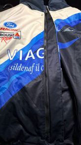 Racing jacket vintage clothing lots of sponsor logos