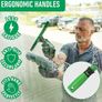 Window Cleaning Kit PRO Set Power Washer Sleeve, ErgoTec Squeegee, Bucket 12L, Liquid Glass Cleaner 1L, Safety Glass Scraper, Microfibre Cloth - Professional Window Cleaner Equipment Image 4