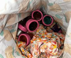 Bag of tubs of glitter