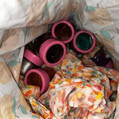 Bag of tubs of glitter