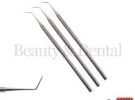 main image for ad 3x Dental Probe No.6 Single Ended Diagnostic Tooth Plaque Remover Oral Cleaning