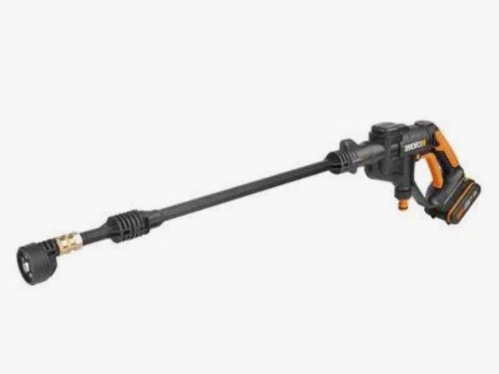 Worx PowerShare Hydroshot portable pressure cleaner.