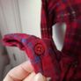 Red Christmas dress girls Leigh Tucker size 7-8 years Image 4