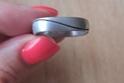 Silver 925 ring rounded square size R1/2