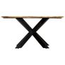 Dining Table Round 150x76 cm Solid Mango Wood Image 9