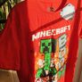 New Tags Minecraft  Tshirt Fantastic Reverse Sequin Boy/girl  Age 12/13 Yrs Image 2