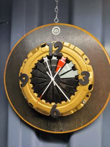 Clutch Disc Clock