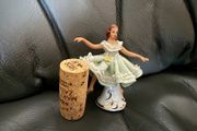 Vintage Dresden Sandizell porcelain lace ballerina dancer figurine