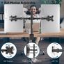 Dual Monitor Stand for 13-27 inch LCD LED PC Screens, Ergonomic Double Monitor Mount Stands for Desks, Height Adjustable Dual Monitor Arm Bracket Image 2